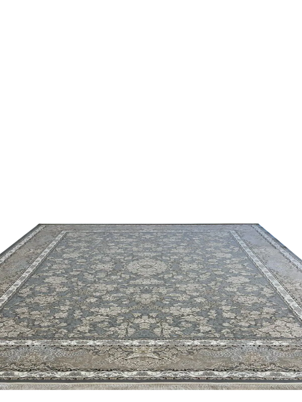 فرش 1500 شانه یلدا رنگ طوسی